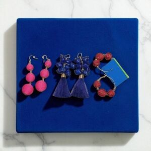 Earrings bundle of 3 pairs of earrings